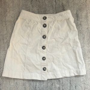 White skirt